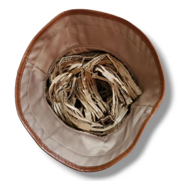 Coach Brown Signature Mini C Jacquard Monogram Bucket Hat Medim Large - Picture 9 of 13